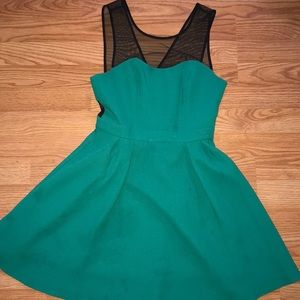 Green Mini-Dress